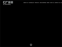 Tablet Screenshot of creebyrhomberg.com